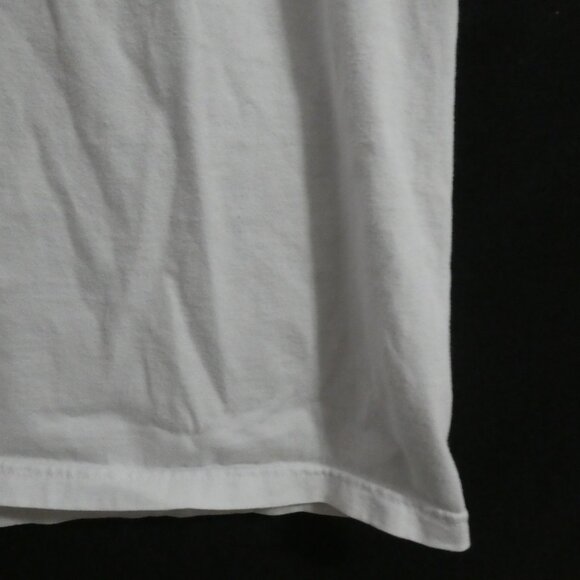 KIRKLAND SIGNATURE | medium | Solid White Short Sleeve Cotton Tee / T-Shirt - Picture 7 of 12